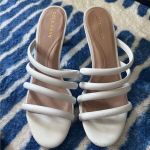 Cole Haan Women's Strappy White Sandals